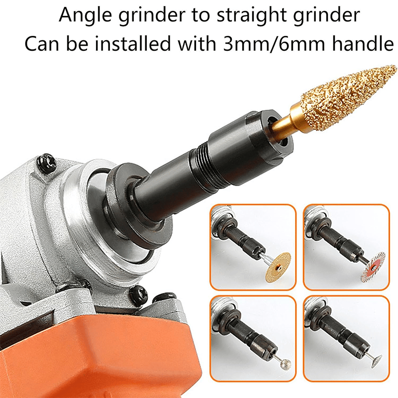 🔥Angle Grinder Conversion Accessoriest - Fits 100mm/4' Grinders (M10x1.5 Thread)