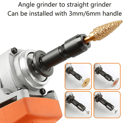 🔥Angle Grinder Conversion Accessoriest - Fits 100mm/4' Grinders (M10x1.5 Thread)