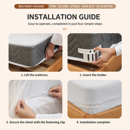 4-Pack Bed Sheet Tie-Down Straps, Suitable For Mattresses Of Various Sizes