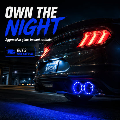 🎉fire-breathing illuminated Exhaust Pipe