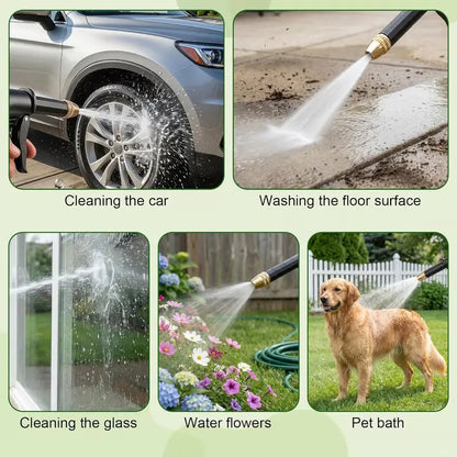 🔥OFERTAS CALIENTES 49% DE DESCUENTO💦Potente Lavacoches de Alta Presión para el Hogar y Pulverizador de Jardín
