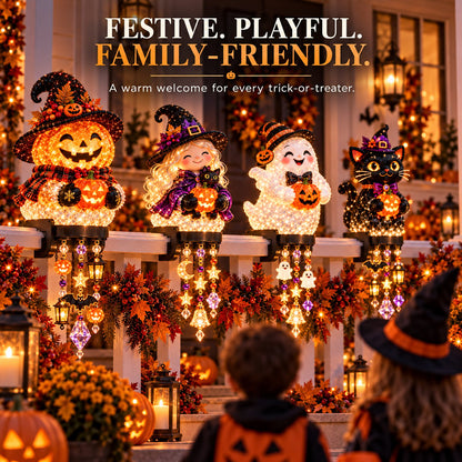 🎃 🎃Halloween Porch Magic Cascade Railing Lights