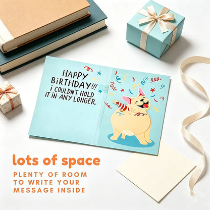 Farting Dog Birthday Card
