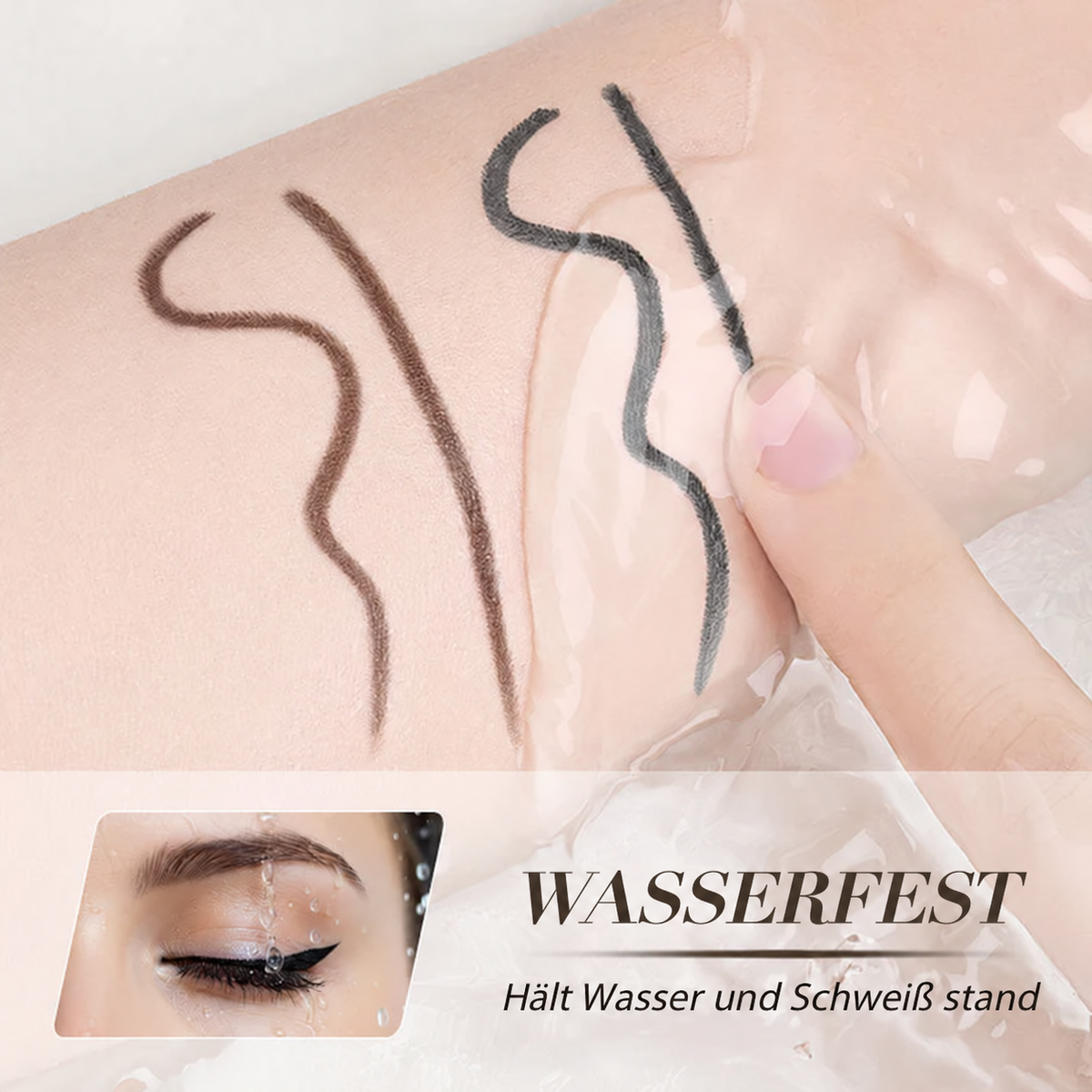 ⏳Limited-time offer⏳ Waterproof gel eyeliner pencil with a 2 mm tip – intense color in Carbon Black and Lava Brown