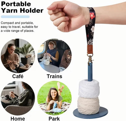 🧶Portable Yarn Holder