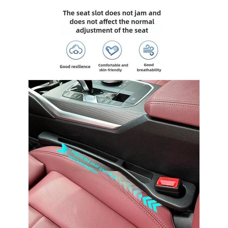 🔥Último día 50% DCTO🔥 Tira Universal Rellena Huecos Asiento de Coche – Almohadilla Anticaída con Ranura para Cinturón de Seguridad