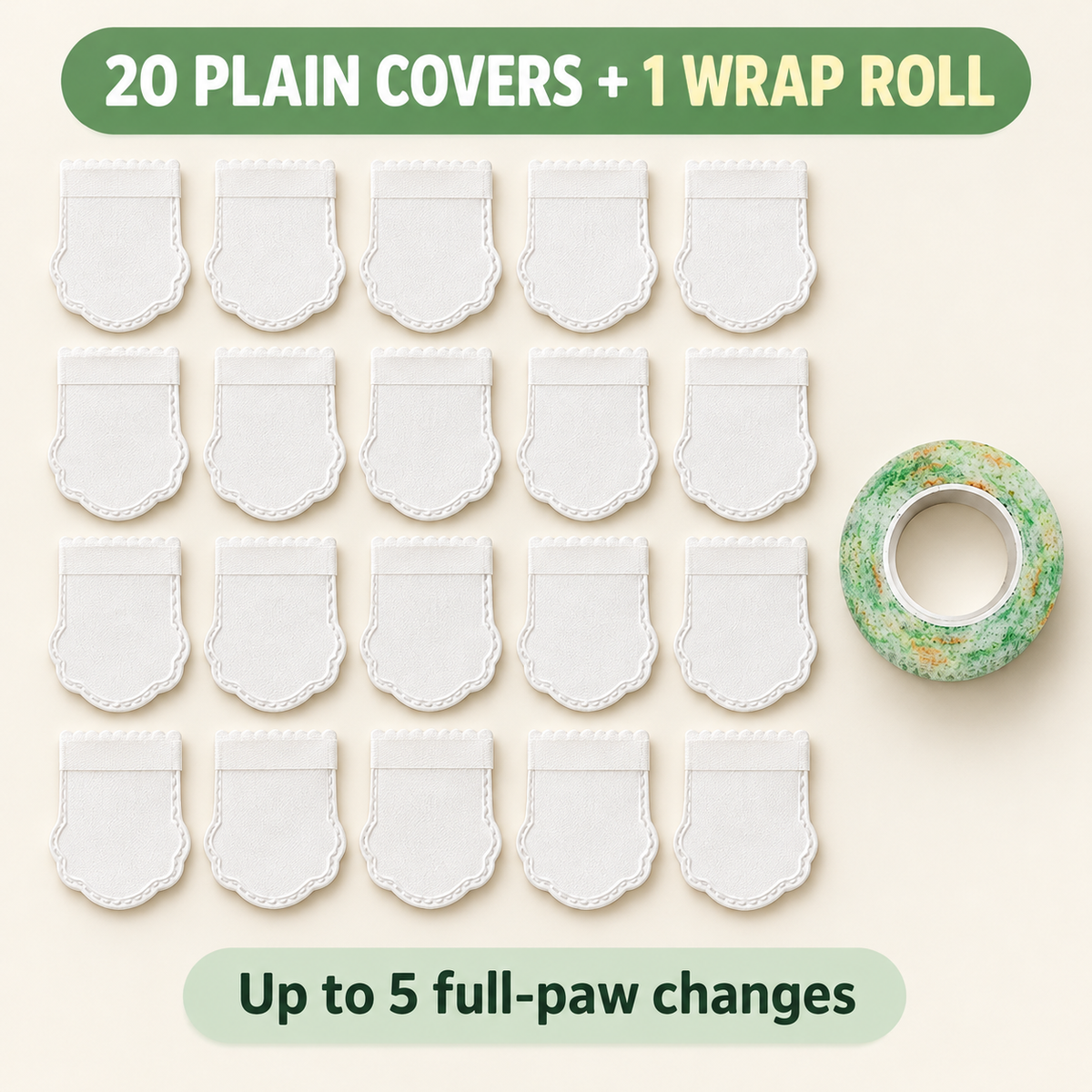 🐾 Keep Muddy Paw Prints Outside—Disposable Dog Paw Covers