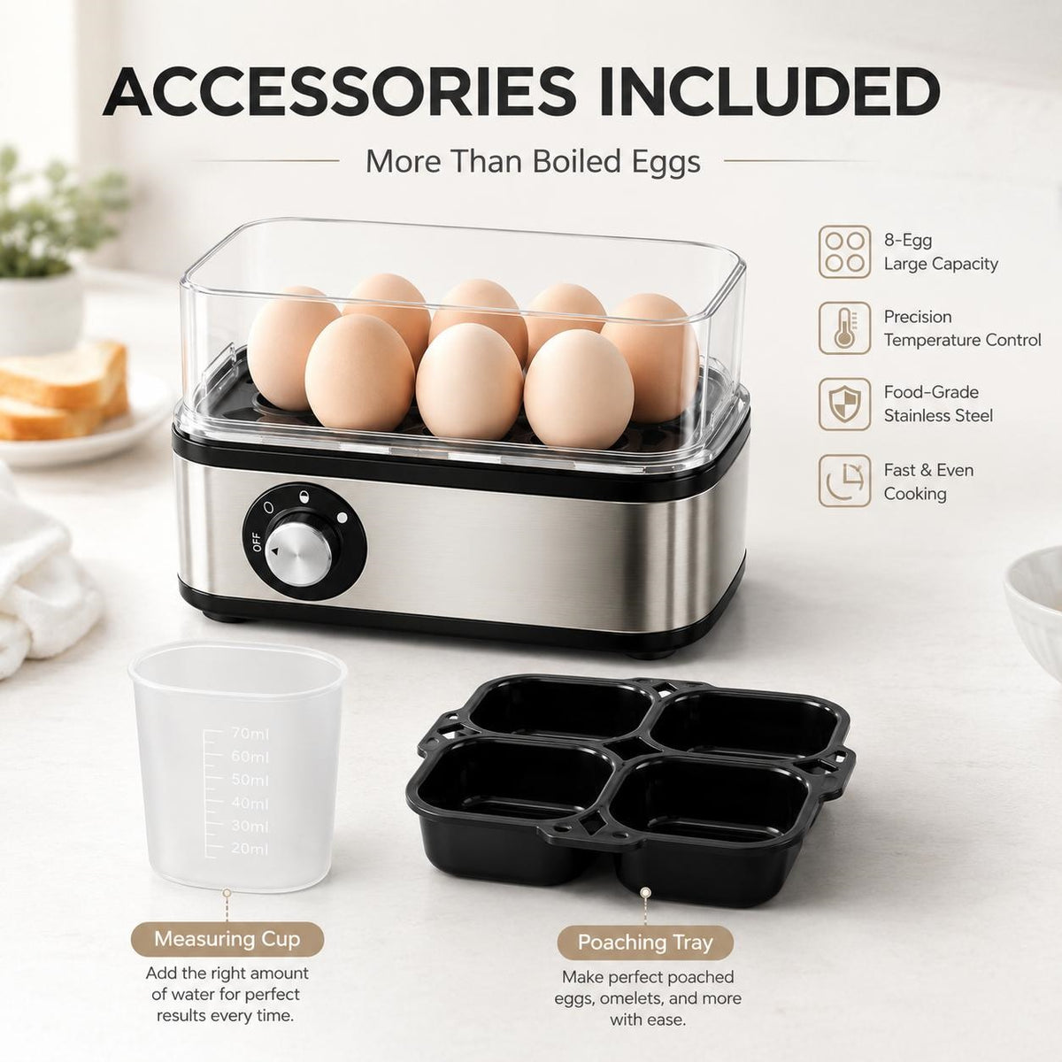 Multifunctional Egg Steamer