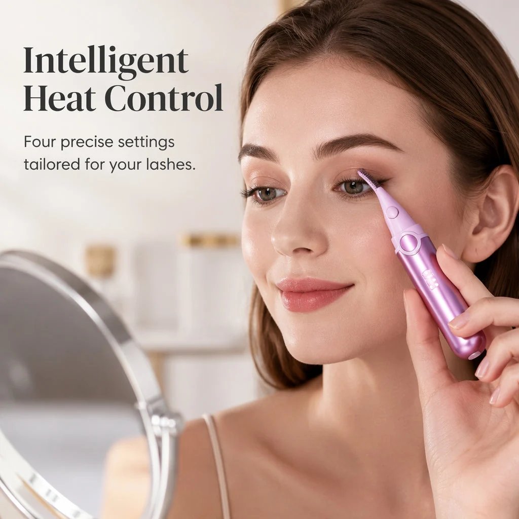 💯🔥💐 ✨Rechargeable Heated Eyelash Curler | Get Long-Lasting Perfect Lash Curls Anytime🔋