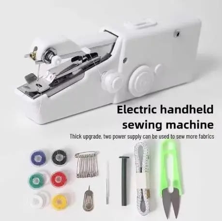 Máquina de coser eléctrica portátil para reparaciones rápidas