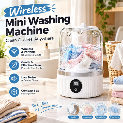 Wireless Mini Washing Machine