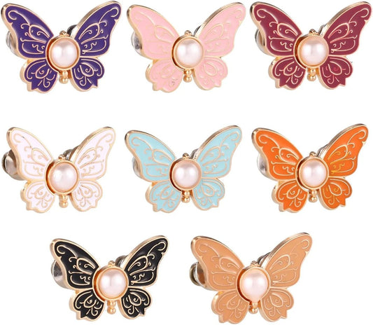 🔥Set de 8 hebillas de cintura de mariposa sin clavos