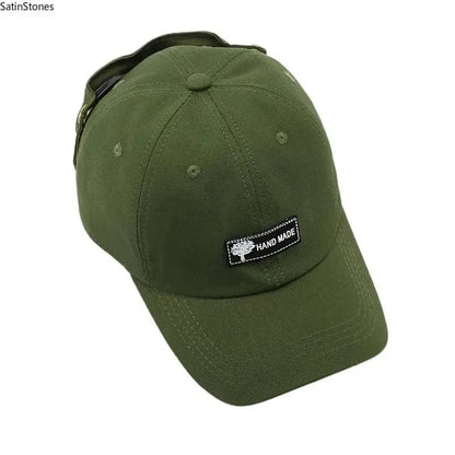 🧢🕶 Korean-Style Pilot Baseball Cap - 100% Cotton