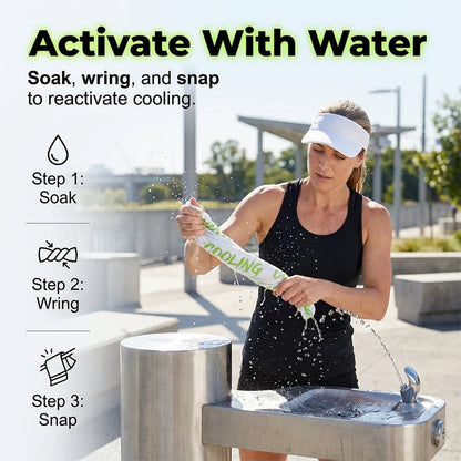 🧊COMPRA MÁS AHORRA MÁS💦 Toalla de enfriamiento instantáneo – portátil, transpirable, ¡perfecta para entrenamientos y viajes!
