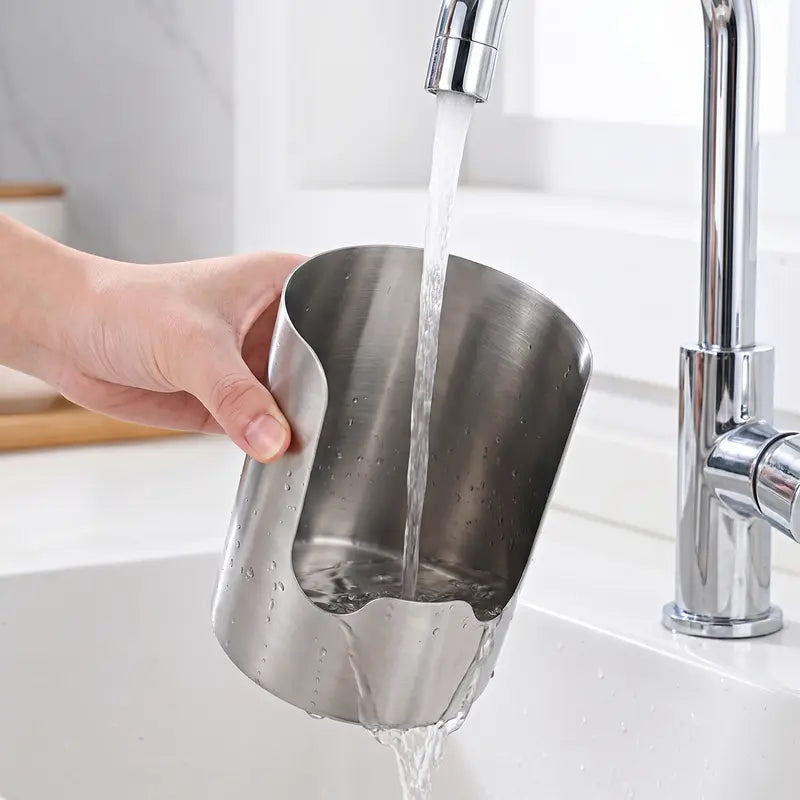 🔥50% OFF🍳 Thickened Stainless Steel Utensil Organizer, Rust Resistant Easy to Clean