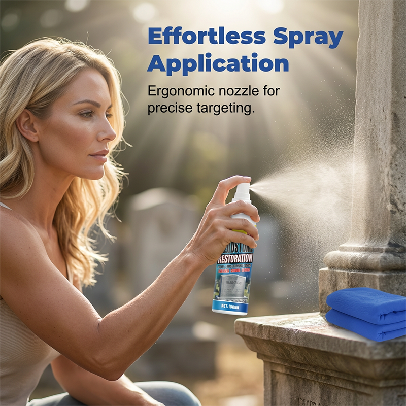 ✨ Headstone Restoration Cleaning Spray 🕯️