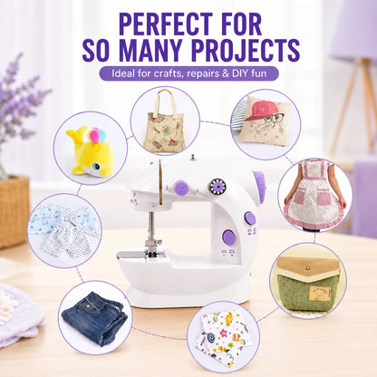 🧵 Mini Electric Sewing Machine – Compact Household Repair & Craft Tool ✨