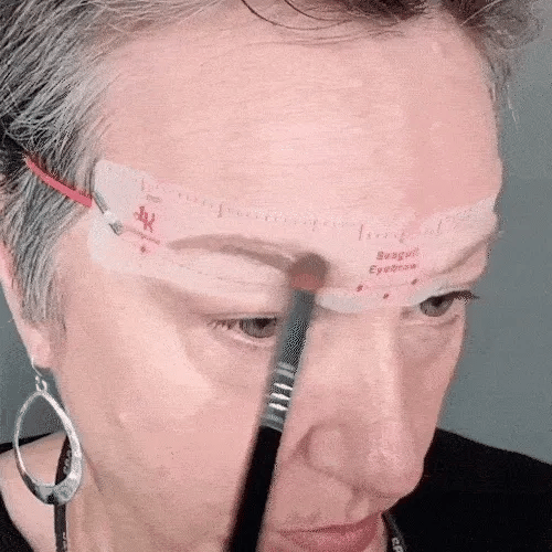 🔥✨Reusable Eyebrow Stencil Shaper Kit (12-pack)