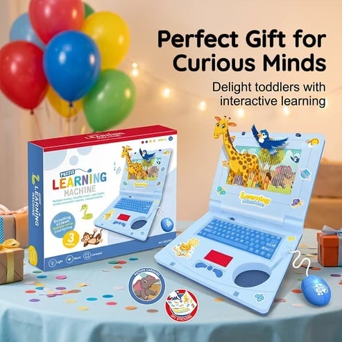 ⏳ LIMITED-TIME MEGA SALE |  Interactive Simulation Toy Laptop