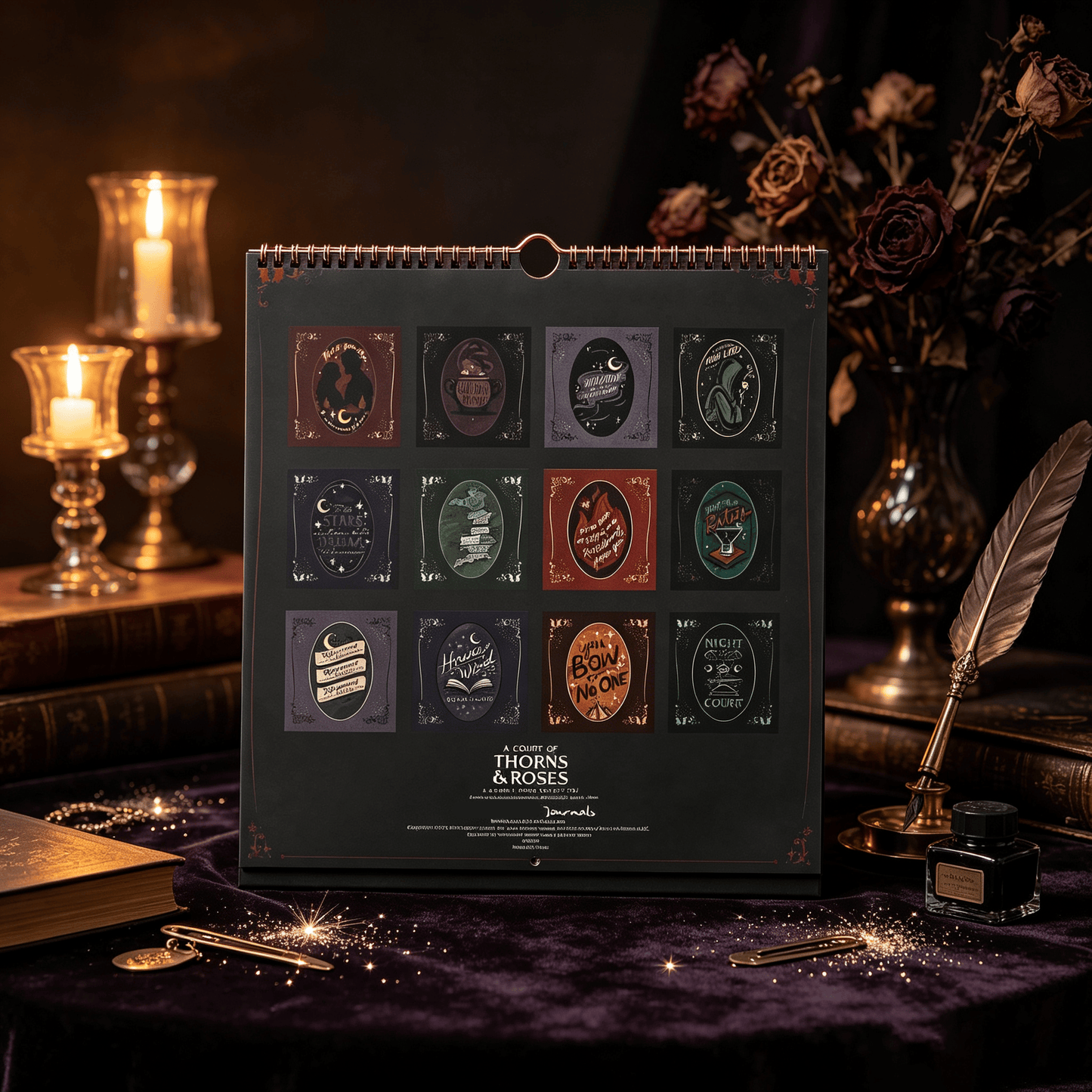 🌙 A Court of Thorns and Roses: Velaris 2027 Weekly Planner ✨ Officially Licensed Fantasy Organizer