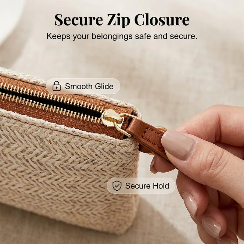 📢📢49% OFF !! ⏰Women's Woven Straw Shoulder Clutch Bag