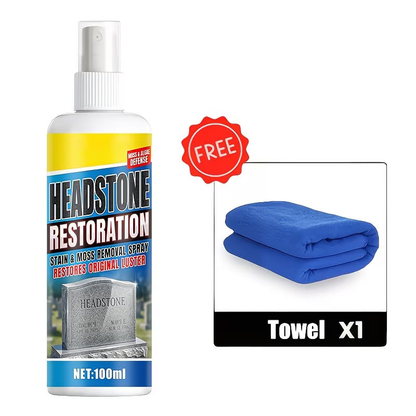 ✨ Headstone Restoration Cleaning Spray 🕯️