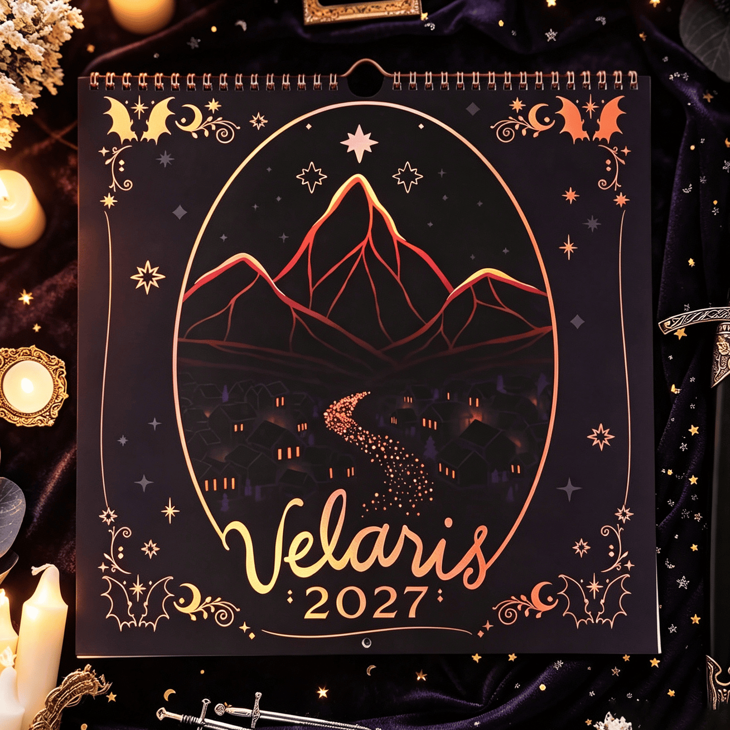 🌙 A Court of Thorns and Roses: Velaris 2027 Weekly Planner ✨ Officially Licensed Fantasy Organizer