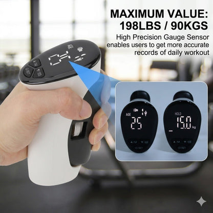 Digital Hand Dynamometer with Adjustable Grip and Backlit Display