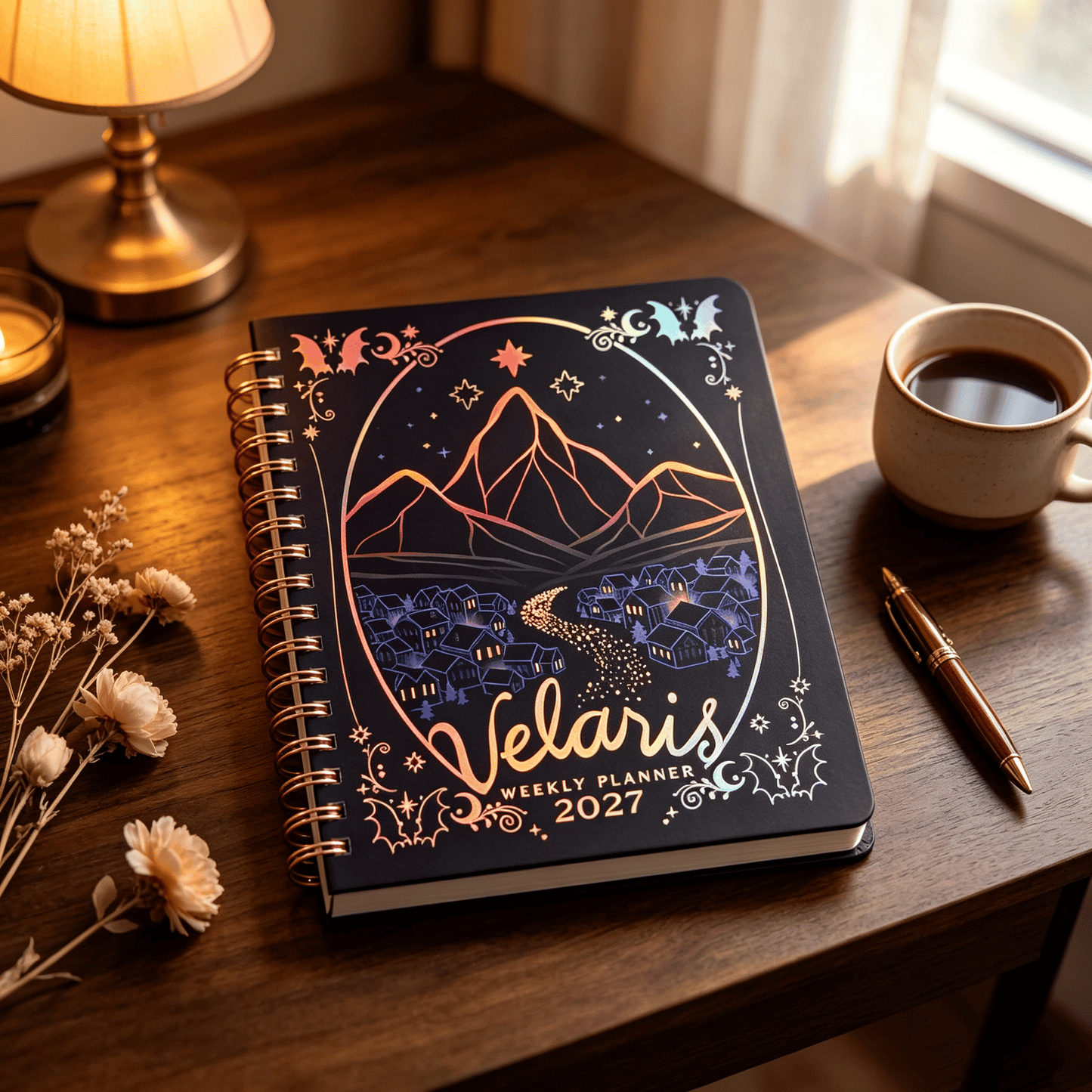 🌙 A Court of Thorns and Roses: Velaris 2027 Weekly Planner ✨ Officially Licensed Fantasy Organizer