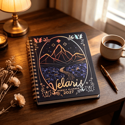 🌙 A Court of Thorns and Roses: Velaris 2027 Weekly Planner ✨ Officially Licensed Fantasy Organizer