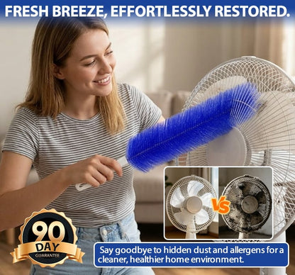 Fan cleaning brush