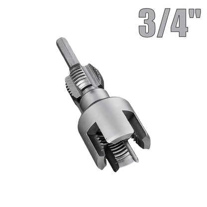 💯Drill-Powered Pipe Thread Cutting Bit — Internal & External Threading for 1/2' & 3/4' Plastic Pipes