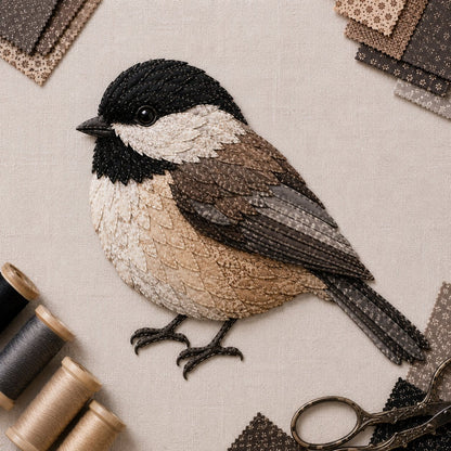 ✨ 3D Patchwork Bird DIY Craft Kit – Create a Layered Fabric Bird Worth Displaying 🐦💕Beginner Friendly