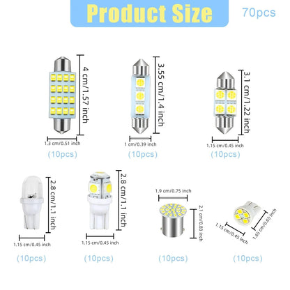 🔥 42 Pcs Interior Car Light Kit