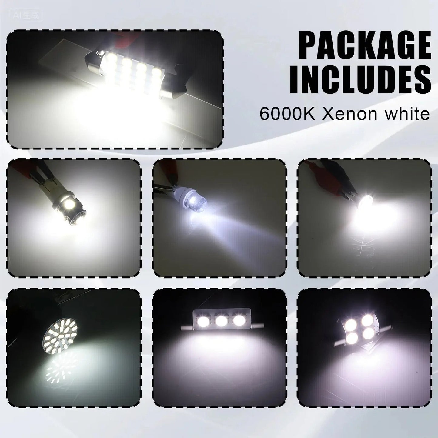 🔥 42 Pcs Interior Car Light Kit