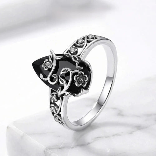 💎Bohemian Vintage Floral Vine Ring