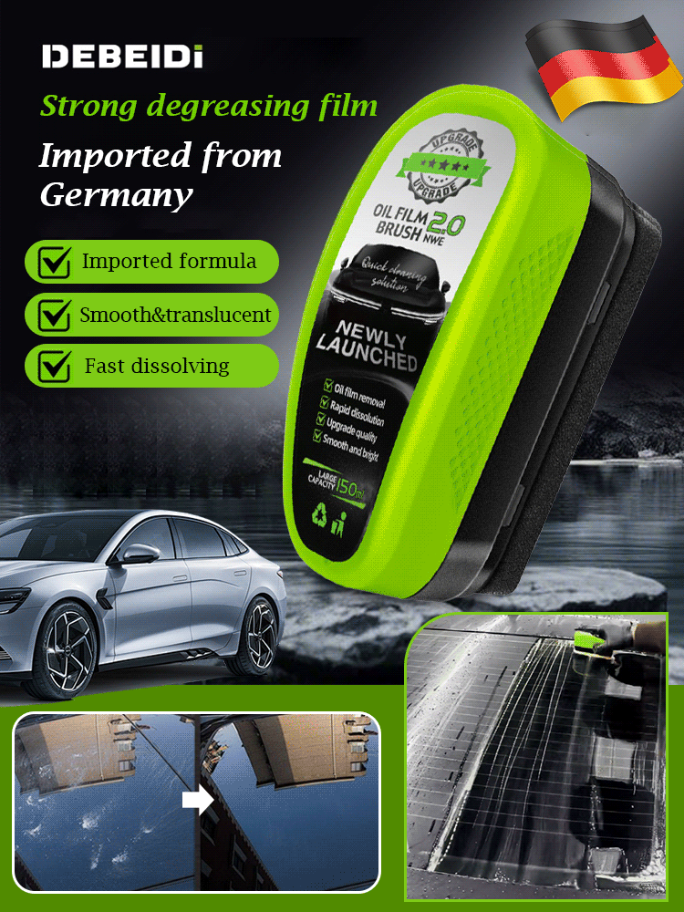 🔥2026 LAST DAY SALE 50% OFF⏰BUY 2 GET 1 FREE✨New 2.0 Powerful Oil Film Wipe🚗💧