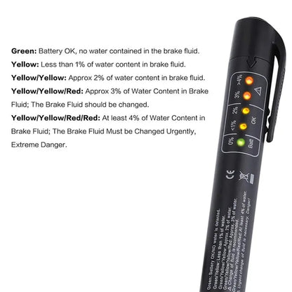 🚗 Portable Brake‐Fluid Tester Pen for DOT 3 / DOT 4 / DOT5