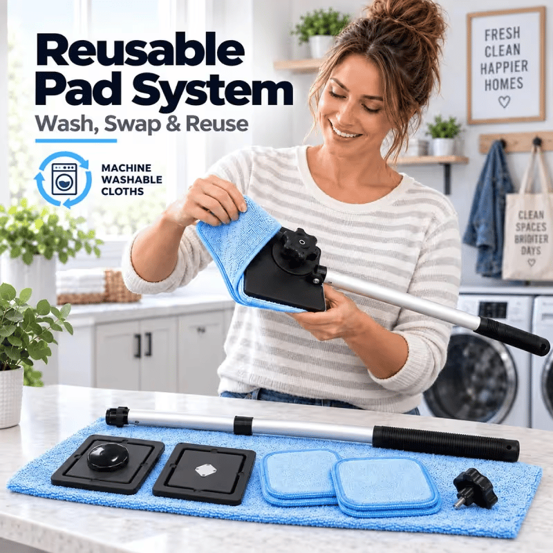 Dual Magnetic Car Windshield Cleaner | Streak-Free Auto Glass Cleaning Kit