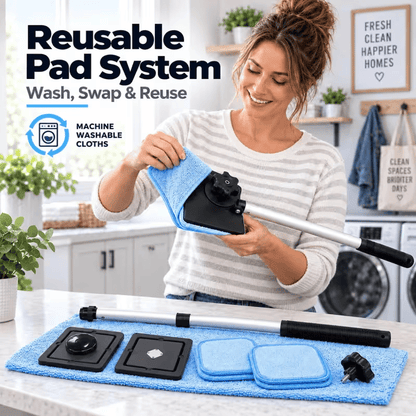 Dual Magnetic Car Windshield Cleaner | Streak-Free Auto Glass Cleaning Kit