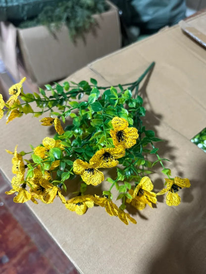 🌸🌱High-Grade Material Artificial Flowers 🌸 Fill 1 POT ( 6 pieces)