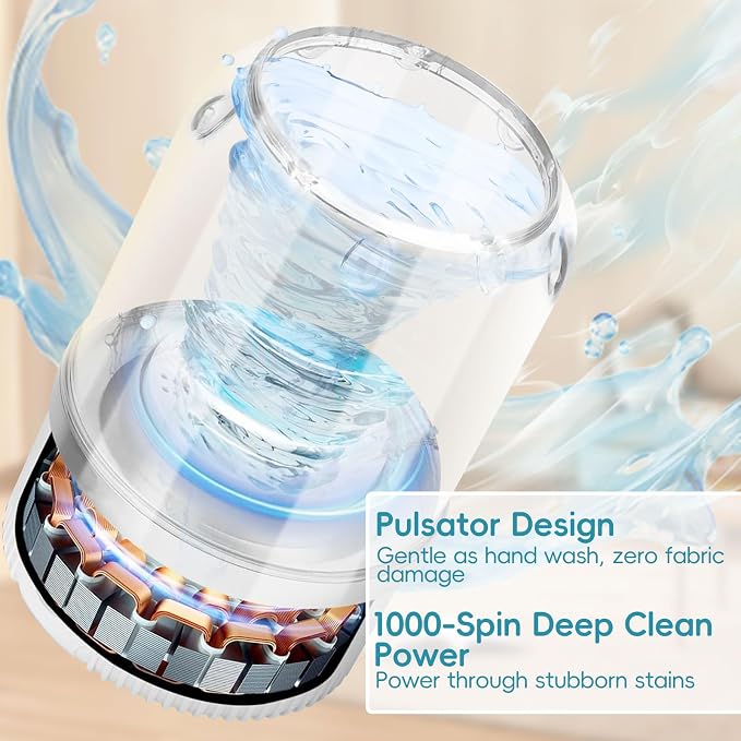 Wireless Mini Washing Machine