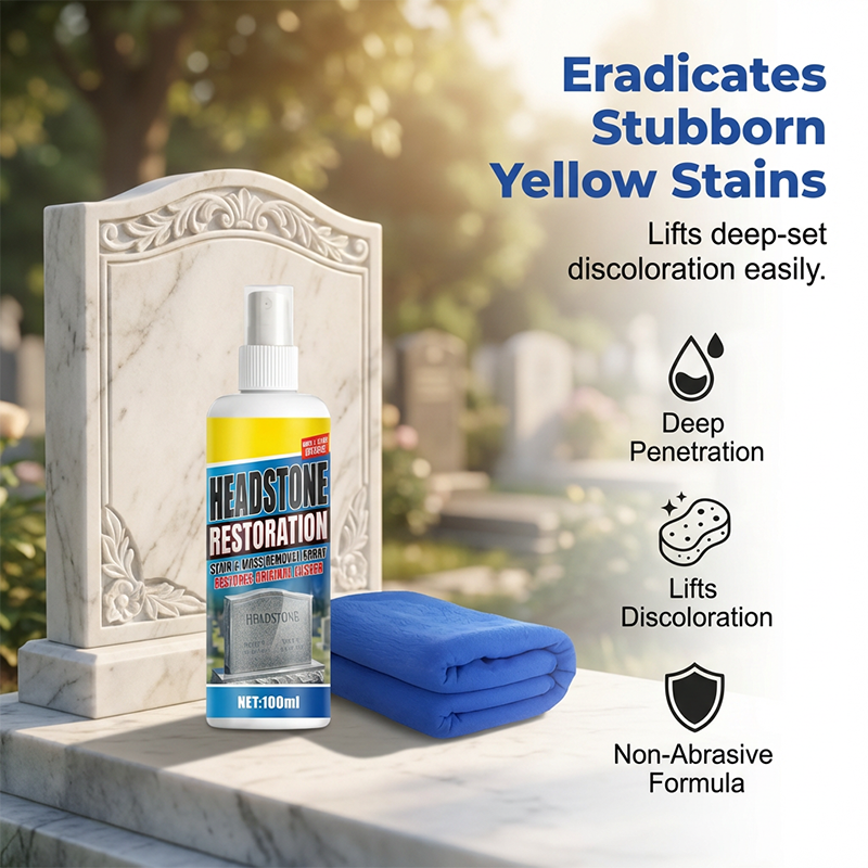 ✨ Headstone Restoration Cleaning Spray 🕯️