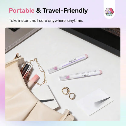 🔥Limited Time 49% OFF | Cuticle Remover Pen Set with Cuticle Oil, Portable Cuticle Softener for Home DIY & Professional Nail Salon Manicure