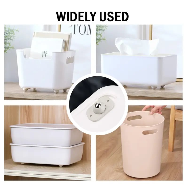 📢📢49% OFF !! ⏰16 Counts Self Adhesive Mini Caster Wheels, 360 Degree Rotation,durable,Strong Load Low Noise Self Caster Wheels