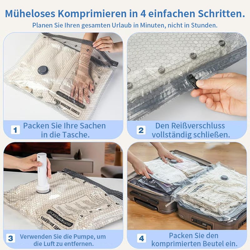 🔥Reise-Vakuum-Kompressionsbeutel-Set(Mit Kompressor)