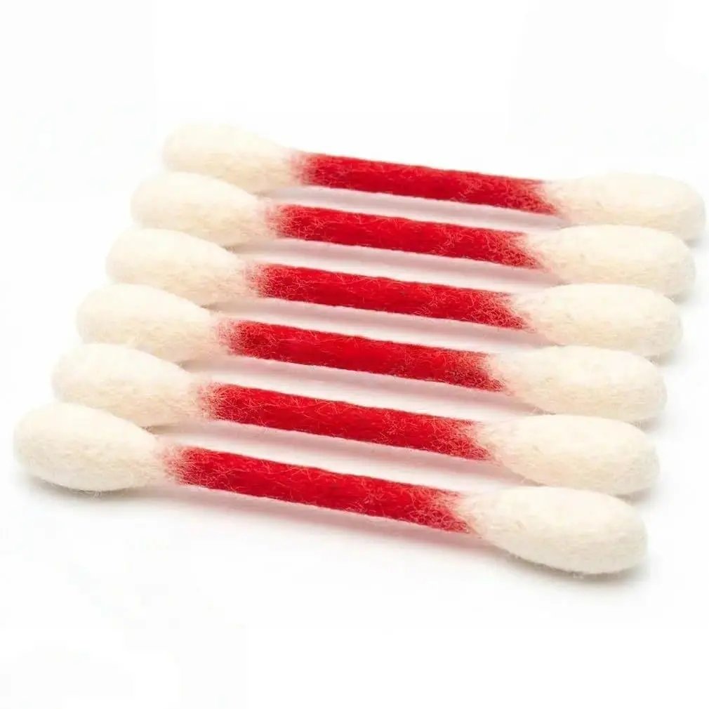 💥LAST DAY SALE 49% OFF💥 6 Pack Giant Cotton Swab Shaped Felt Cat Chew Toys