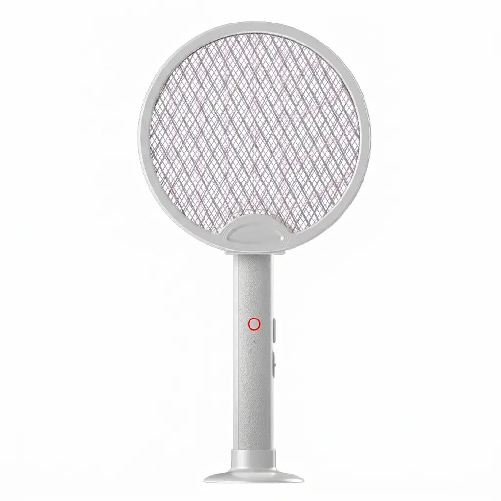 Foldable Electric Fly Swatter Racket 3000V – USB Rechargeable 2-in-1 Bug Zapper & UV Mosquito Trap, 1200mAh