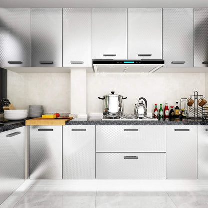 ✨Stainless Steel Kitchen Oil-Proof Adhesive Wallpaper Roll