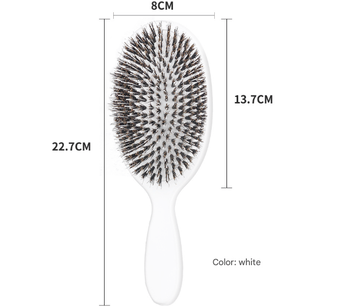 Viral World-Famous 5x Sold Out Paddle Brush - Smoother, Stronger, Shinier Hair - Boar Bristle Brush with Nylon Bristles and Microsphere Massaging Tips